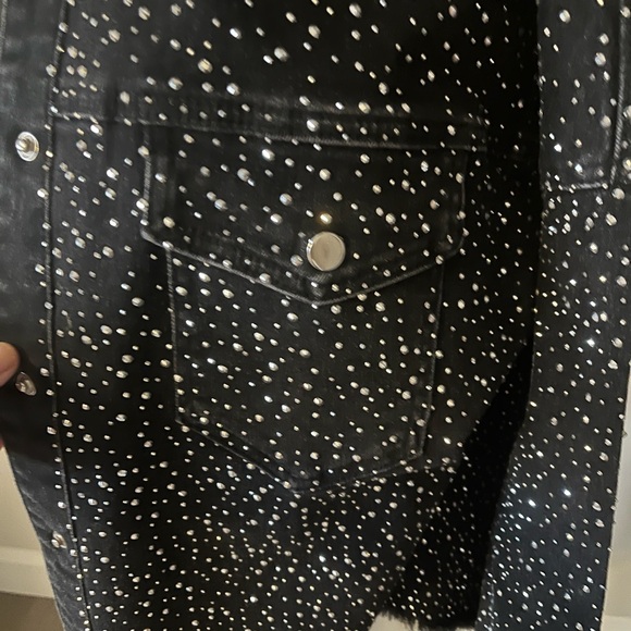 Sequinned Jean Jacket - Picture 4 of 5